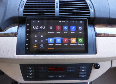 BMW X5 E53. Android Οθόνη 9